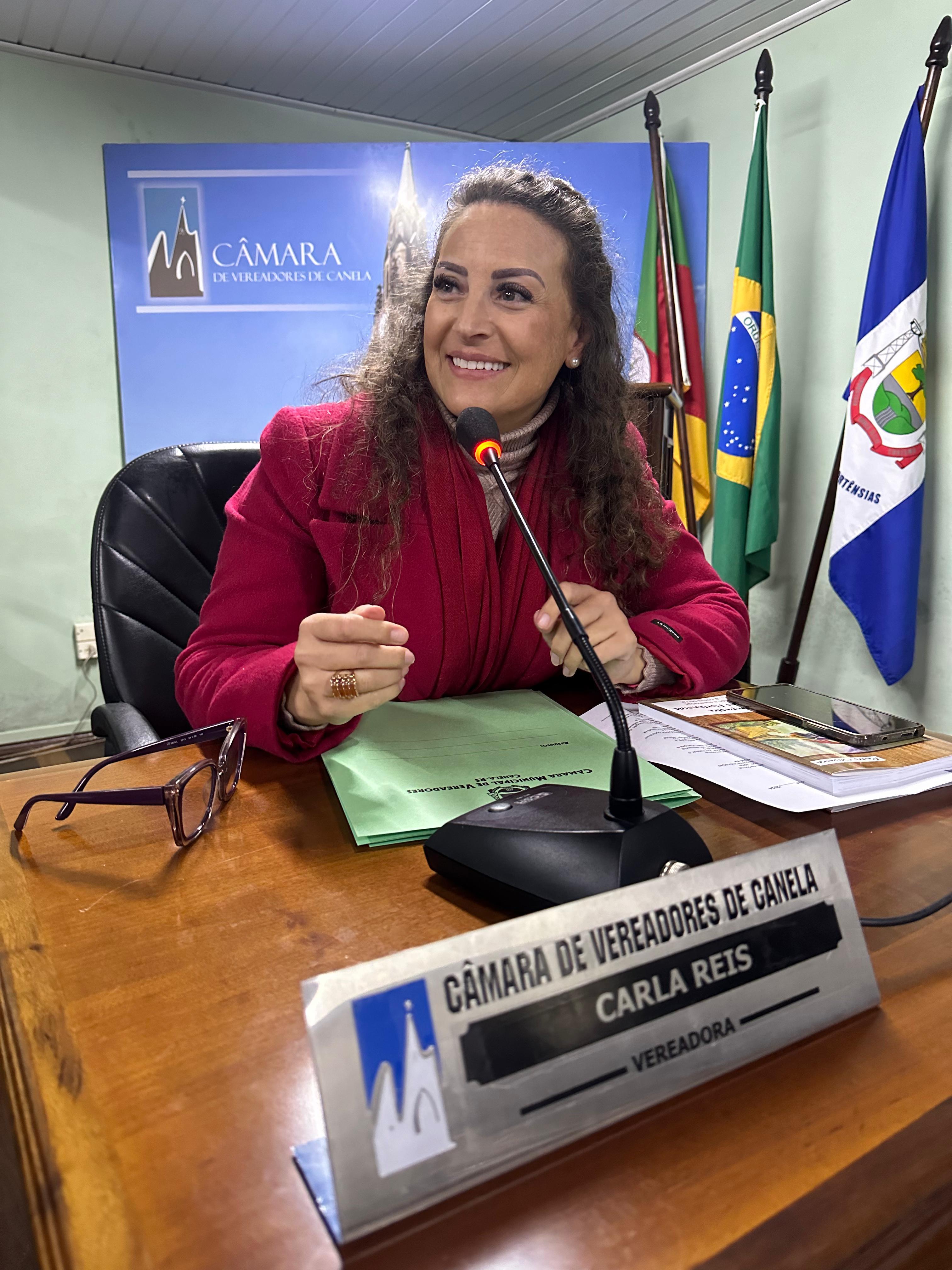 Vereadora Carla Reis tem aprovada a Comissão Temporária para o acompanhamento das crises climáticas